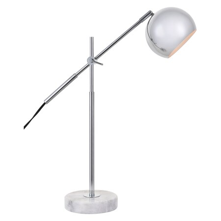 Aperture One Light Chrome Table Lamp